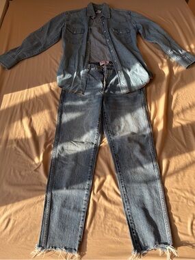 Wrangler Light Blue Denim Set Up